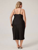 Kafiloe Plus Size Lace Chemise Nightgown