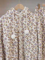 Hooded Fleece Two Piece Lounge Set