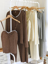 Three Pieces Modal Pajama Set