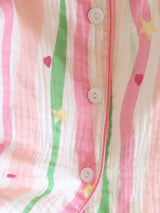 Cute Colorful Cotton Short Sleeve Pajamas