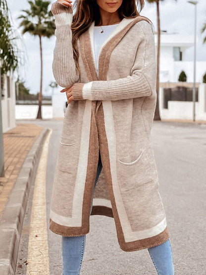 Contract Open Front Long Cardigan