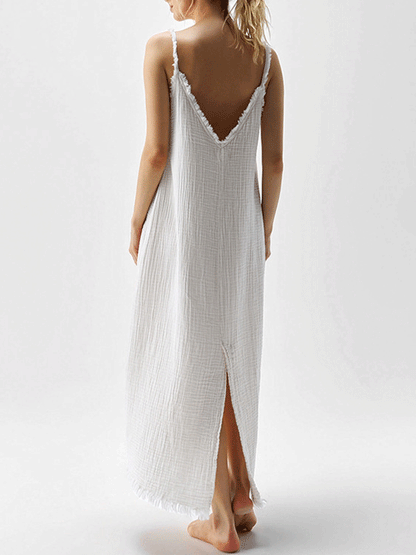 Pure White Camisole Nightgown