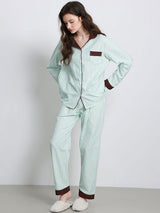 Kafiloe Striped Cotton Pajama Set