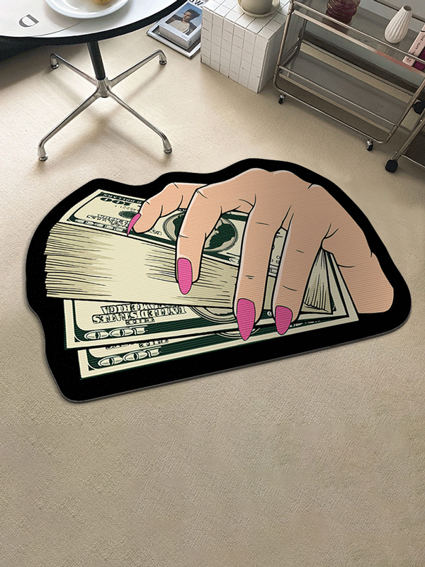 Creative Dollar Pattern Floor Mat