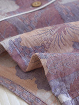 Jacquard Collared Pajama Set