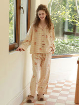 Kafiloe Capybara Cotton Pajama Set