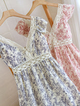 Petal Whisper Lace Nightgown