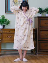 Floral Serenity Wrap Nightdress