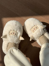 Fuzzy Sheep Slippers