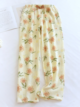 Printed Long Cotton Pajama Pants