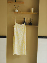 Yellow Floral Printed Nightgown