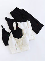 Modal Cherry Print 3-Piece Pajama Set