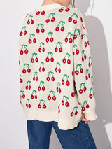 Cherry Print Sweater