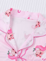 Kafiloe Christmas Printed Pajama Set