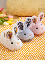 Kids Cute Rabbit Plush Cotton Slippers