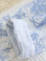 Vintage Printed Cotton Pajama Set