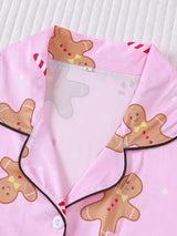 Kafiloe Christmas Printed Pajama Set