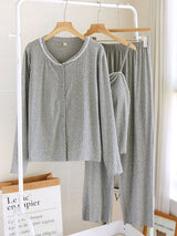 Three Pieces Modal Pajama Set