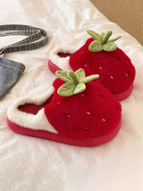 Strawberry Winter Slippers
