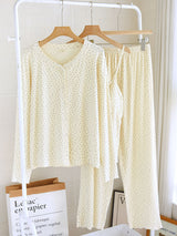 Three Pieces Modal Pajama Set