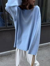 Backless Long Sleeve Sweater