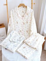 Cute Deer/Goose Cotton Pajama Set
