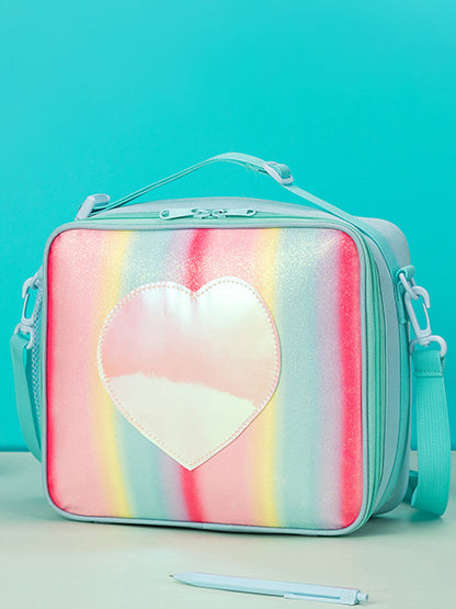 Rainbow Loving Heart Lunch Bag