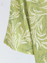 Leaf Print Short Sleeve Nightdress