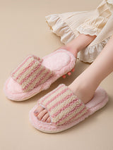 Stripe Clash Slippers