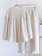 Sherpa Doll Collar Pajama Set