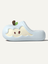 Apple Core Plush Clogs