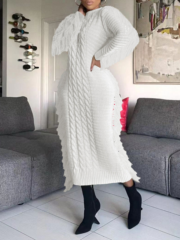 Knitted Sweater Bodycon Midi Dress
