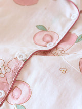 Peaches Print Cotton Pajama Set
