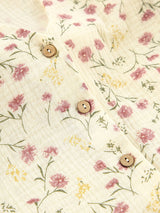 Cotton Floral Long Sleeve Pants Lounge Set