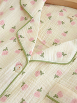 Cotton Tulip Print Pajamas Set