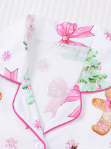 Kafiloe Christmas Printed Pajama Set