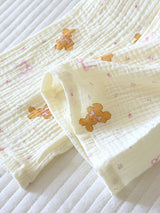 Cute Animal Long Sleeve Cotton Pajama Set