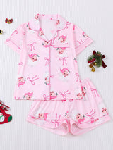 Kafiloe Christmas Printed Pajama Set