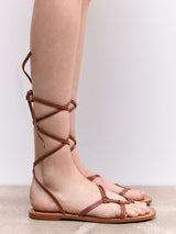 Strappy Flat Roman Sandals