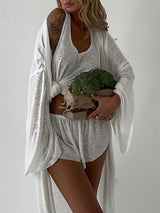 White Homewear 3-Piece Set