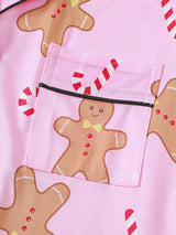Kafiloe Christmas Printed Pajama Set