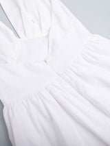 Long Cotton Maxi White Dress