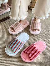 Stripe Clash Slippers
