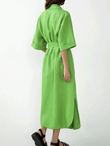 Long Solid Color Robe