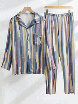 Vintage Painting Long Sleeve Pajamas