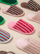 Stripe Clash Slippers