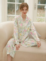 Kafiloe Pastel Garden Pajama Set
