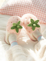 Strawberry Winter Slippers