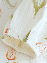 Tulip Print Cotton Crepe Pajama Set