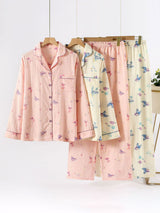 Butterfly Long Sleeve Pajama Set